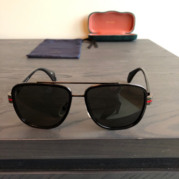 Gucci sunglasses worn a few times Gucci sunglasses, worn a few times but in great... | Depop main image 3